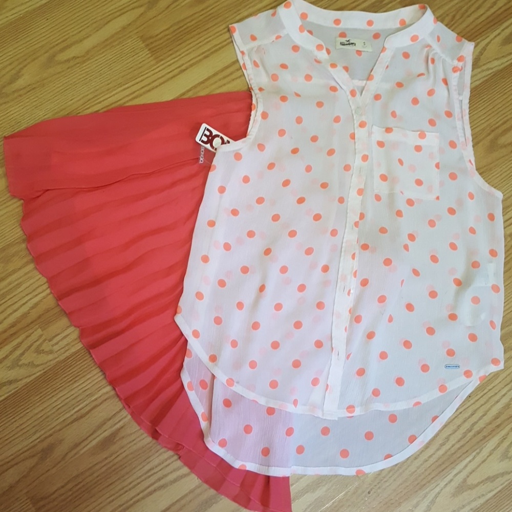 NWT😍 ADORABLE😍little pleated Bongo skirt